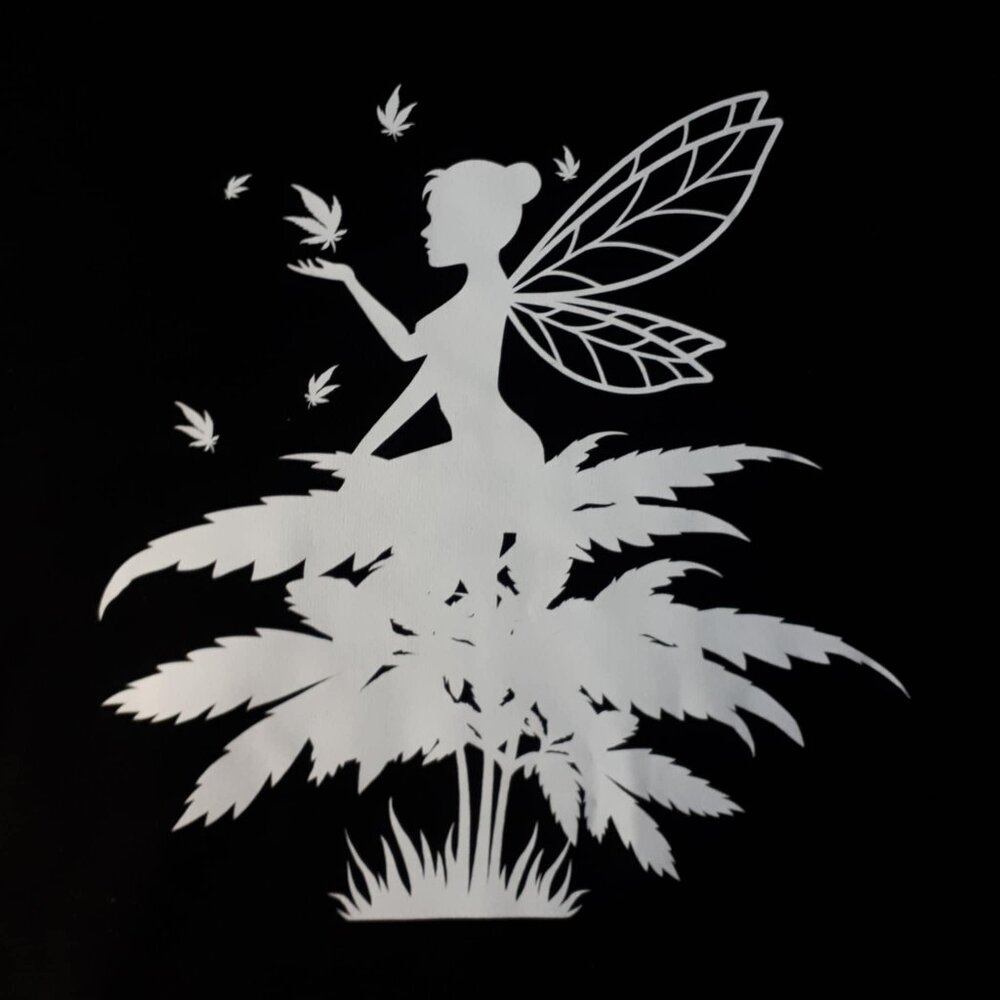 Cannabis Fairy Crew Neck T-Shirt